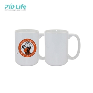 PYD Life USA Warehouse Livraison gratuite 15oz Tasses à café personnalisées populaires <span class=keywords><strong>Fournisseur</strong></span> de tasses en céramique vierges pour sublimation avec poignée - Product Image 4