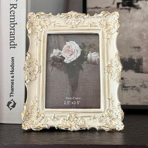 2.5x3.5 Small Vintage Picture <strong>Frame</strong> <strong>Antique</strong> Wallet Size Photo <strong>Frame</strong> Retro Mini Resin <strong>Frame</strong> American Style European Home Decor - Product Image 6