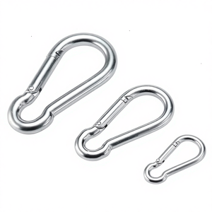 Gancho de Resorte/Gancho de Seguridad de <span class=keywords><strong>Acero</strong></span> Inoxidable 304/316 de Alta Calidad al por Mayor, 6x60 mm, 8x80 mm, Accesorios de Ferretería, Mosquetón - Product Image 2