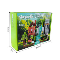 150 Pièces Blocs de Construction Magnétiques Monolith Monument, Kit de Modélisation 3D d'Architecture et d'Ingénierie Structurelle pour Enfants