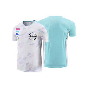 T-shirt de sport athlétique à manches courtes, séchage rapide, grande taille, avec logo personnalisé OME, imprimé par transfert thermique, pour hommes - Product Image 4