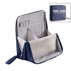 Water Resistant Standing Toiletry <b>Bag</b> Partitioned <b>Wash</b> Organizer for Travel Bathroom - Product Image 1