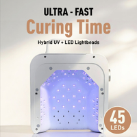 Lampe à ongles électrique UV LED 54W rechargeable pour salon de manucure, séchoir à ongles, lampe de pédicure avec support