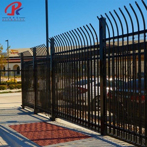 Panneaux de clôture en acier de haute qualité 6x8, tubes métalliques galvanisés, anti-rouille, clôture de sécurité en acier, panneaux de clôture en <span class=keywords><strong>fer</strong></span> forgé - Product Image 3