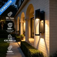 Lampes murales LED carrées en aluminium pour extérieur, prix attractif, pour garage, entrée, sécurité et style, étanches, garantie 3 ans