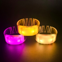 Pulseras LED con Logotipo Personalizado, 15 Colores LED, Cobertura de 600 Metros, para Conciertos, Bares, Discotecas, Bodas, Eventos, Fiestas, Suministros DMX