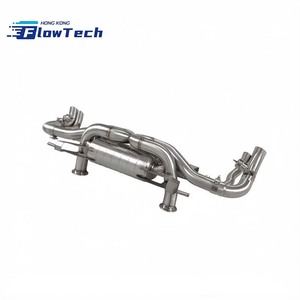 ระบบท่อไอเสียแบบ Catback พร้อมวาล์ว วัสดุสแตนเลส T304 พร้อมรีโมทคอนโทรล สำหรับ Audi R8 V10 5.2L - Product Image 5