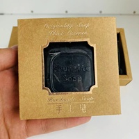 Vente en Gros Savon Naturel Fait Main Shungite Pour Bain Savon Nettoyant