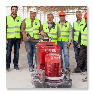 Terrazzo zemin zımpara makinesi parlatıcı zımpara satış Ronlon yüzey duvar Terrazzo mermer epoksi taş beton taşlama parlatma makinesi