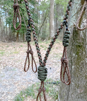 Sangle en paracorde tressée pour la chasse au canard, prix d'usine, personnalisée, avec boucles amovibles et sangle large