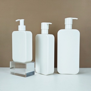 Cosmetic <b>Plastic</b> Lotion Pump <b>Bottle</b> Square <b>Empty</b> Shampoo <b>Plastic</b> <b>Bottle</b> 250ml 350ml 500ml Facial Cleanser <b>Plastic</b> Pump <b>Bottle</b> - Product Image 6