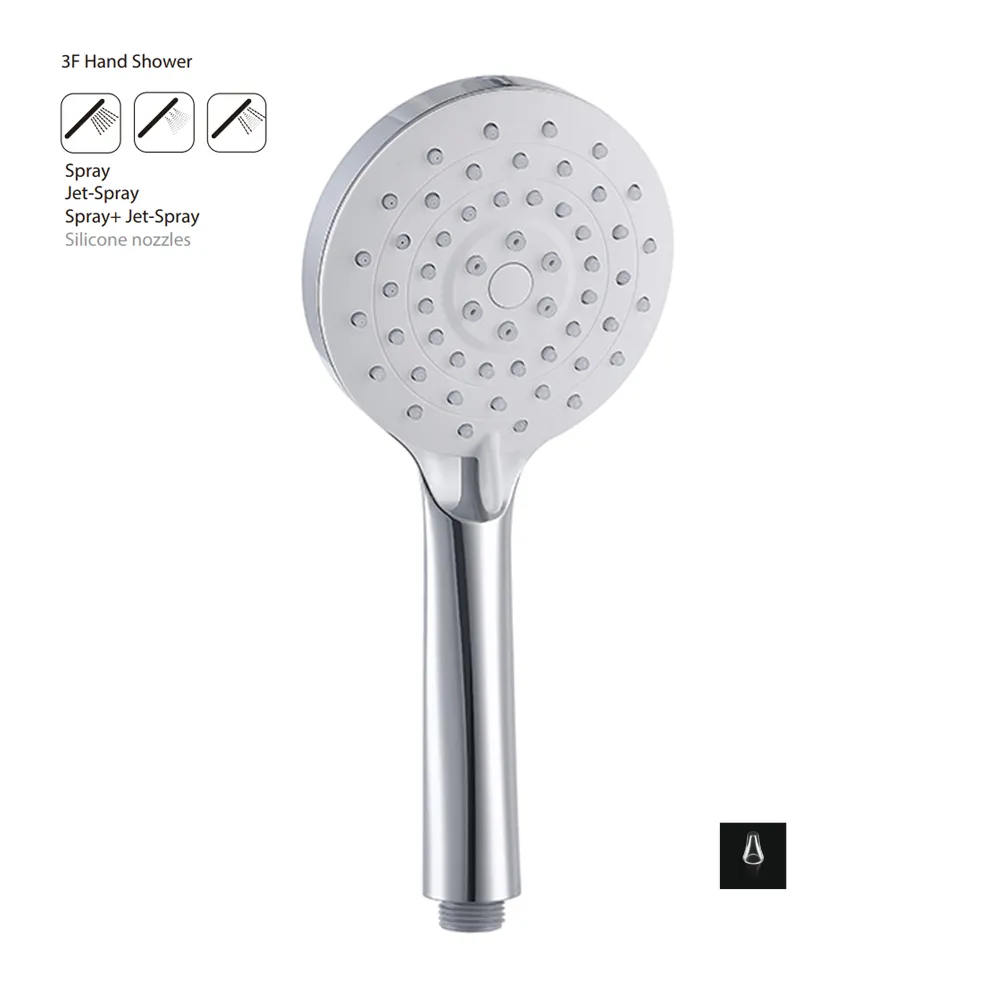 2022 Mới Cầm Tay Ionic Shower Head 3-Phun Lọc Tắm Tay Đầu Vòi Sen Với Bộ Lọc Với Cuộc Chiến Tranh ACS Ce