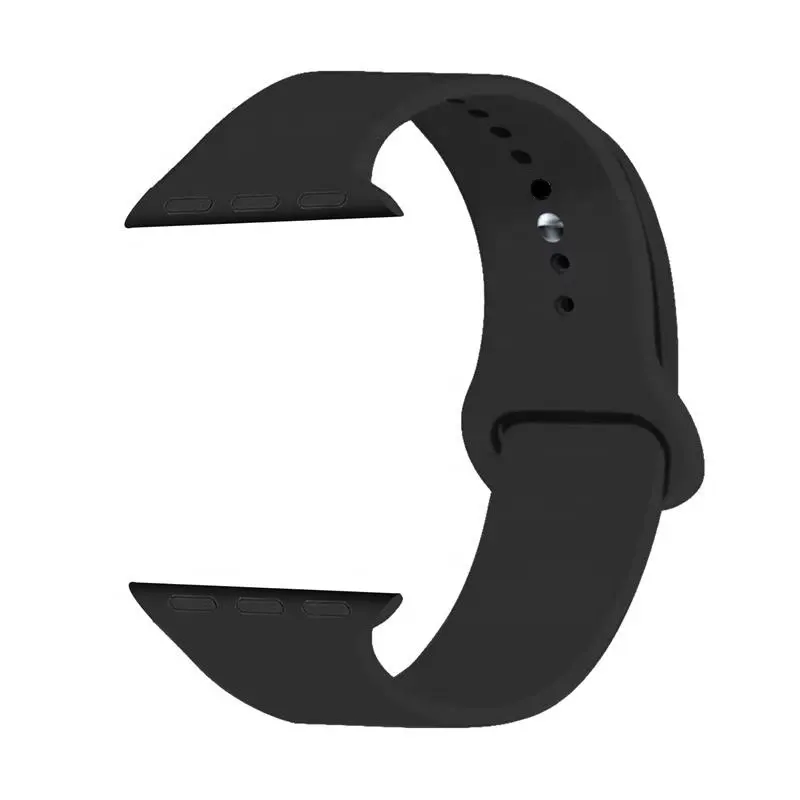 Soft Silicone Watch Band for Apple 38/40mm 42/44mm Silicone Watch Strap Custom Silicone Watch Band