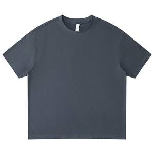 T-shirts pour hommes en coton à manches courtes, coupe ample, à motif imprimé numérique, avec logo client, design vierge - Product Image 4