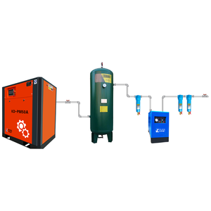 KELAIDE KD-PM50A 37kW 13 Bar Screw Air <b>Compressor</b> with Receiver Tank and Dryer System <b>Industrial</b> Stationary Unit - Product Image 1
