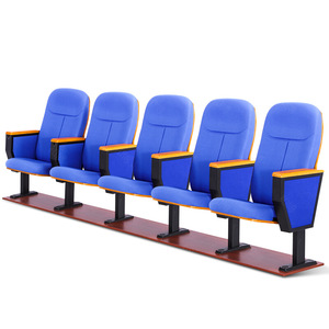เก้าอี้โรงละครมานวาเอ็กซ์โป รุ่น HB651 สีบลูบีช แบบเรียงแถวพร้อมที่วางแขน สำหรับห้องบรรยายในโรงเรียน - Product Image 3