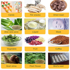 Moins de consommation d'énergie, utilisation domestique, 4 plateaux, 0,4 m2, petite machine de lyophilisation avec pompe à vide pour la lyophilisation de la viande d'escargot - Product Image 5