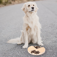 Fournitures pour animaux de compagnie Soulagement de l'anxiété Personnalisé Mangeoire lente Chien Chat Lécher Pad Pet Lèche Mat Silicone Chien Lécher Tapis