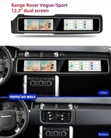 Neuer Dualer 12,3 Zoll Android Auto-Multimedia-GPS-Videoplayer für Land Rover Range Rover Sport L494 Vogue L405 2013-2017