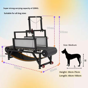 Tapis roulant pour chiens <span class=keywords><strong>de</strong></span> <span class=keywords><strong>taille</strong></span> <span class=keywords><strong>moyenne</strong></span>/grande - Exercice silencieux, entraînement <span class=keywords><strong>de</strong></span> la résistance et <span class=keywords><strong>de</strong></span> la musculature des pattes, fonctionnement intelligent, design multi-styles et tendance - Product Image 5