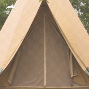 Tipi Tipi Indien Glamping Tente Extérieure Toile Imperméable Camping Tipi Tente pour Adultes Famille - Product Image 6