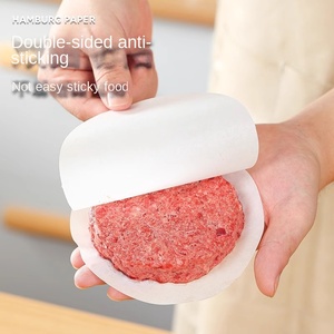 100PC bánh <span class=keywords><strong>hamburger</strong></span> patty giấy không dính Tủ đông vòng vuông sáp bánh <span class=keywords><strong>hamburger</strong></span> patty giấy <span class=keywords><strong>Burger</strong></span> sáp giấy cho <span class=keywords><strong>Burger</strong></span> Maker Máy - Product Image 4