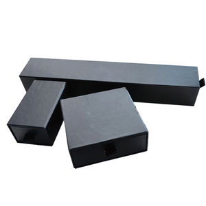 卸売磁気格安ブラック<span class=keywords><strong>7cm</strong></span>段ボールジュエリーボックス - Product Image 2