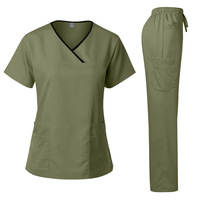 Scrubs Uniformen Sets voor vrouwen Medische scrubs Set Pak Ziekenhuisuniform Verpleegkundige Verpleegkundige scrubs Waterdichte medische uniformen Set
