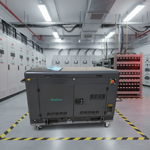 Generador Silencioso 30FG con Tapa Abatible, 24kW/30kVA, Refrigerado por Agua, Generador Diésel Silencioso para Remolque, Trifásico, Arranque Eléctrico - Product Image 1