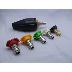 Buses rotatives cinq couleurs pour nettoyeurs haute pression 3600 PSI, buses lotus auto-rotatives, accessoires pour machines de nettoyage - Product Image 1