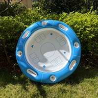 Table de poker aquatique gonflable d'été, plateau de jeu flottant, glacière pour piscine et fête sur la plage