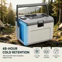 Glacière portable 16QT en matériau alimentaire avec fermeture sécurisée pour les excursions de camping, couleur personnalisable, fournisseur