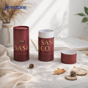 Emballage en tube de papier kraft de qualité alimentaire, écologique et haut de gamme, pour chocolat, biscuits, thé en vrac - Product Image 3