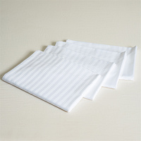 Parure de lit hôtelière moderne en coton 100 %, housse de couette et drap plat blancs, qualité supérieure, vente en gros