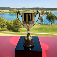 Trophée trophée en métal personnalisé de sports de basket-ball vierge pour les fabricants OEM d'or
