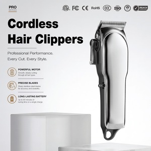 Cortadora de Pelo Inalámbrica con Pantalla LED Inteligente |   Recortadora Ajustable de 4 Velocidades con 6 Peines para Barbería y Salón |   Fabricante de Moldes Privados OEM Tipo-C - Product Image 1