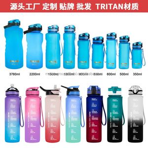 No tóxico, sin BPA, ecológico, la mejor botella de agua deportiva grande de 32oz con tapa abatible de flujo a prueba de fugas/Apertura con un clic - Product Image 2