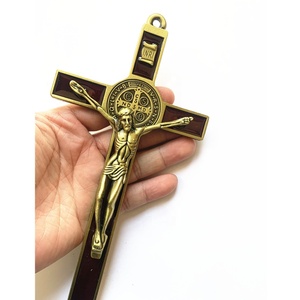 Decoración de pared con Cruz de Jesús, utensilios de Iglesia, decoración religiosa para el hogar, decoración de Navidad y Pascua, regalo Católico - Product Image 4