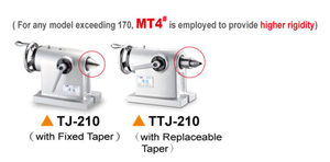 TJ-125 loạt (Hướng dẫn sử dụng tailstock) Đài Loan Máy tiện hướng dẫn sử dụng tailstock bộ phận 4th trục quay bảng với tailstock - Product Image 5