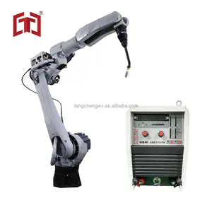Robot de Soldadura Industrial de China con fuente de alimentación MIG 350A con precio de fábrica