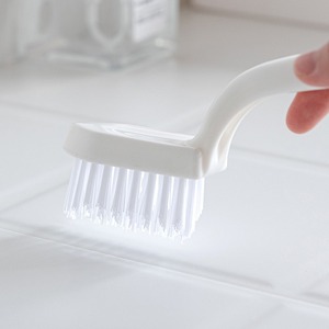 Household Crevice <b>Brush</b> White Nylon Bristles For Tile Grout And Stovetop Cleaning - Product Image 3