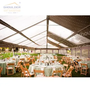 200 Mensen Aluminium Frame Transparante Bruiloft Feesttent Tent Voor Outdoor Evenement