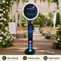 Photomaton iPad portable avec écran LED personnalisable et flight case pour la location d'événements, mariages et fêtes – Machine séparable