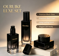 Botol Pompa Semprot Serum Perawatan Kulit Hitam Gradasi Kelas Atas 20ml 30ml 50ml 100ml 120ml Botol Lotion Kaca 30g 50g