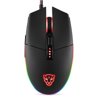 Souris de jeu originale CE/ROHS V50, 7 couleurs, RGB, lumière Led, pour Pc portable, universelle, Usb, filaire