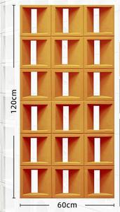 Hiện đại trong nhà/ngoài trời không thấm nước chống cháy 3D <span class=keywords><strong>Hollow</strong></span> lưới Faux tường đá Bảng điều chỉnh PU tấm Tường bọt đá nhân tạo - Product Image 3