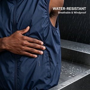 Gilet rinfrescante estivo OEM con cerniera, ecologico, ad asciugatura rapida, impermeabile, per lavoro e attività all'aperto - Unisex - Product Image 3