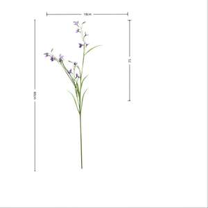 Flores Artificiales, <span class=keywords><strong>Campanula</strong></span> de Seda Morada, Flor de Campanilla, Plantas Artificiales para Exteriores, Flor de Plástico Artificial para Decoración del Hogar y la Oficina - Product Image 5