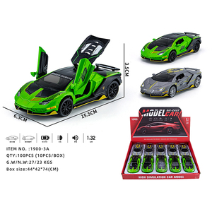 Crow 1:32 Die-cast xe với pull-back mở 6 cửa ra vào ánh sáng và âm thanh hợp kim kim loại mô hình cho bé trai - Product Image 2