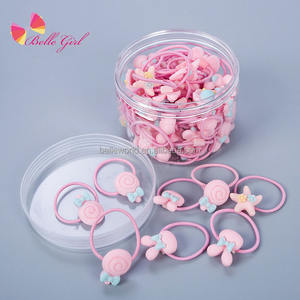 Bellelorld 40 pz/scatola bambini carino cartone animato solido elastico <span class=keywords><strong>per</strong></span> le ragazze belle elastici elastici accessori <span class=keywords><strong>per</strong></span> <span class=keywords><strong>capelli</strong></span> <span class=keywords><strong>per</strong></span> bambini - Product Image 3